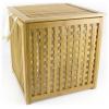 Sifcon Bamboo Laundry Bin Beige 48cm WF1016 