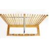 Sifcon Bamboo Wall Towel Rack Beige 31 x 30 x 19 WF1196