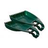 Whitefurze Durable Plastic Hand Held Leaf Collector Green G25LG1