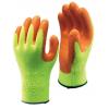 Showa HI-VIS Grip Gardening Gloves Green and Orange Extra Large SHOR3174