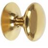 Best Victorian Knob Brass Plated 25mm 43059