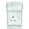 MK Shield K36101CLR Weatherproof Single Switched Socket