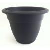 Whitefurze Round Bell Planter Black 55cm G03R555 | Material - Plastic