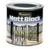 Rustins Quick Dry Matt Finish Paint Black 500ml BLAM500 | For Wrought Iron and Wood