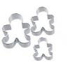 Ched Aid Gingerbread Cutters Silver 3Pk B3333