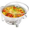 Round Chafing Dish Set Assorted 4.5Ltr X17581