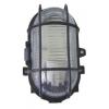 Blackspur Black Metal Frame Bulkhead Lamp White 60W HL107