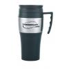 BHL ThermoCafe Steel Travel Mug Silver and Black 0.4Ltr 183344