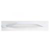 Utility Rail White Coated 25mm x 457mm G412BW