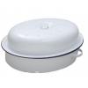 Falcon Traditional Porcelain Oval Roaster With Lid White D 26cm 60026