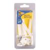 Select Hardware Safety Catches Set White 6Pk 301-02