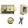 Yale Locks Nightlatch Brasslux P-77-BLX-PB-6