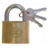 Tri - Circle Solid Brass Pad Lock  63mm