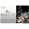 Christmas Living Eighty LED Lights With Chaser Function White NAH8055