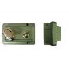 Standard Champagne Night Latch With Cylinder Brass 473H