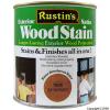 Rustins Satin Finish Exterior Woodstain Teak 500ml ESTE500