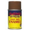 Plasti-Kote Nut Brown Fast Dry Enamel Spray Paint 100ml 112-S