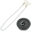 Black Basin Plug and Chrome-Plated Ball Chain 1.5-Inch and 12-Inch 45167