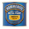 Hammerite Direct to Rust Smooth Finish Metal Paint Yellow 250ml 5084874