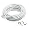 Curtain Wires With Two Hooks And Two Eyes Assorted 240cm/96-Inch CR08