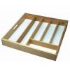 Apollo Wood Cutlery Drawer Beech and White 9495