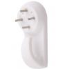 Bulk Hardware Plastic Hardwall Picture Hooks White Large 3Pk 30619