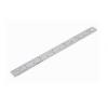 Rolson Stainless Steel Ruler Silver 600mm 50826