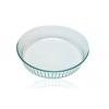 Pyrex Creatif Fluted Glass Flan Dish Pan Clear D 26cm 818B000