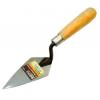 Blackspur Carbon Steel Wooden Handle Bricklayers Trowel Silver and Beige 5-Inch TR293