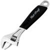 Rolson Rubber Grip Adjustable Wrench Silver and Black 1200mm 19013