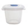 Whitefurze Square Freezer to Microwave Storage Container Transparent 0.37Ltr F1210