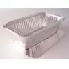 Caroline Aluminium Foil Tray with Lid Silver 23oz 93mm x 184mm x 49mm Pack of 6 1002 | Recyclable