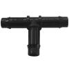 Hozelock 13mm Micro Irrigation T Connector Black 2Pk 27670000