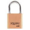 Squire Lion Padlock With Two Keys Solid Brass 20.7mm LN1