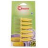 Metaltex Fork Style Corn On Cob Skewer Holder Set Yellow 6Pk 259806