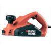 Black and Decker Planer Black and Orange 650W KW712