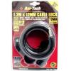 Am-tech Heavy Duty Security Cycle Cable Lock With Two Keys Red and Black T1800