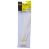 Blackspur 40 Piece 4-Inch and 8-Inch Cable Ties White and Yellow