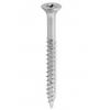 Timco Zinc Plated Cross Recess Double Countersunk Woodscrews Metallic Silver 7-Inch x 1-Inch 2Pk 00071CWZ