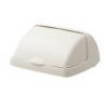 Addis Durable Plastic Roll Top Bin Cream 24Ltr 510693