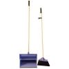 Elliotts Basic Lobby Dustpan Brush with Self Closing Lid Black EL9500