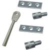 Era Locks Satin Finish Sash Window Stop For Wooden Windows 2Pk 822-52