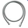 Oracstar Chrome Effect Large Bore Stainless Steel Shower Hose 0.5-Inch x 0.5-Inch x 1.25Mtr PPH57