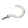 Starpack White plastic Coated Cup Hook 32mm 7Pk 72085