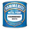 Hammerite Direct to Rust Hammered Finish Metal Paint White 250ml 5084836