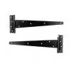 Securit Tee Hinges Light Black 200mm 1 Pair S4523 