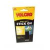 Velcro Heavy Duty Stick On Strips Black 50mm x 100mm EC60239