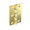 Securit Polished Brass Double Steel Washered Hinges 100mm 1 Pair S4105 