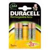 Duracell AAA Rechargeable Batteries Copper and Black 4Pk DISDUR-AAA