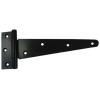 Securit One Pair Heavy Tee Hinges Black 200mm S4563